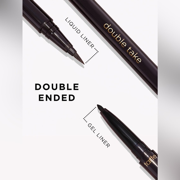 Tarte Double Take Eyeliner in Black - Dual Ended Full Size - Picture 2 of 16